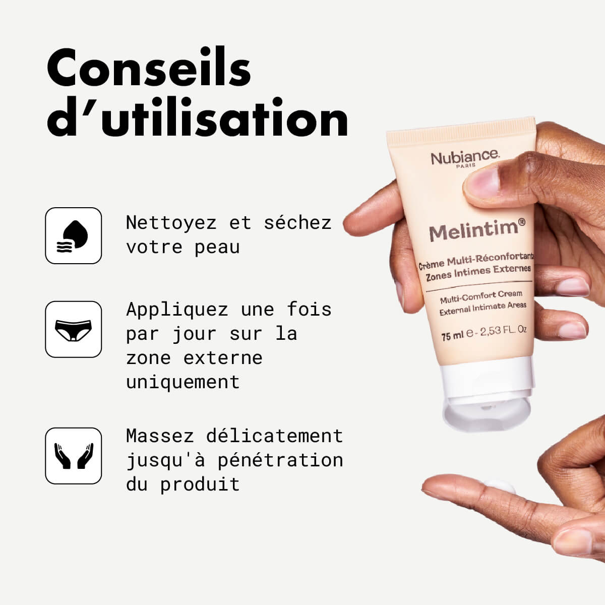 Melintim® - Crème Multi-Réconfortante Zones Intimes Externes