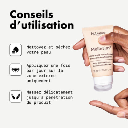 Melintim® - Crème Multi-Réconfortante Zones Intimes Externes