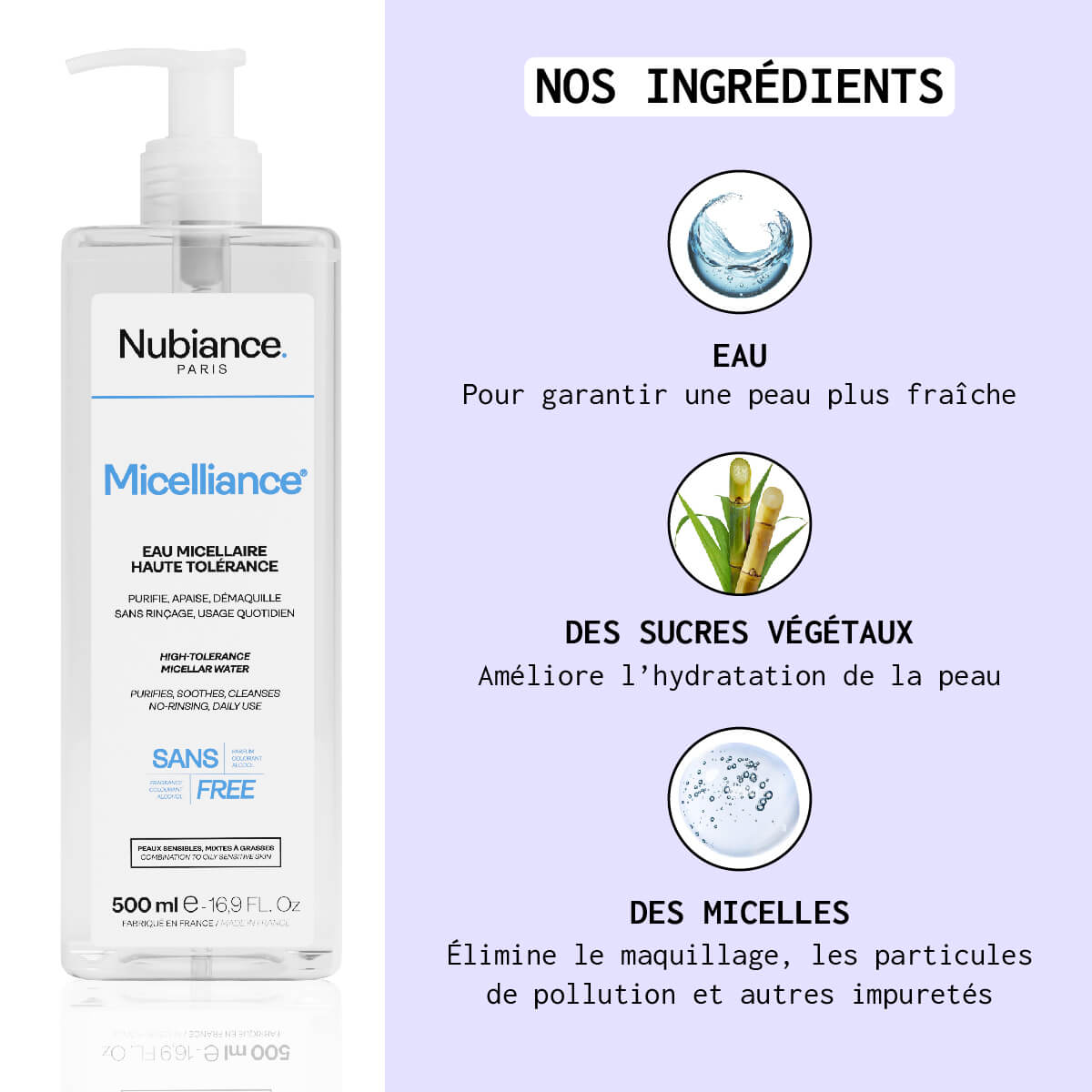 Micelliance® - Eau Micellaire Haute Tolérance